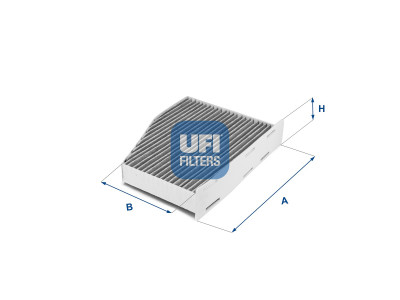 54.124.00 - Kabínový filter UFI (s aktívnym uhlím)