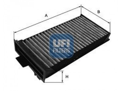 54.125.00 - Kabínový filter UFI (s aktívnym uhlím)