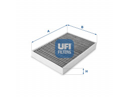54.159.00 - Kabínový filter UFI (s aktívnym uhlím)