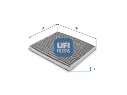 54.162.00 - Kabínový filter UFI (s aktívnym uhlím)