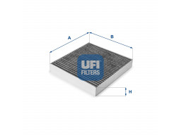 54.167.00 - Kabínový filter UFI (s aktívnym uhlím)