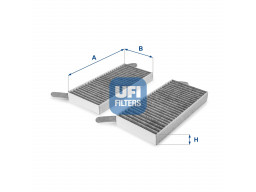 54.173.00 - Kabínový filter UFI (s aktívnym uhlím)