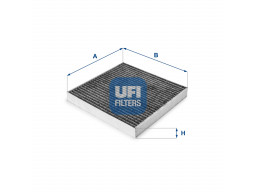54.176.00 - Kabínový filter UFI (s aktívnym uhlím)