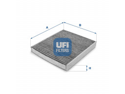 54.199.00 - Kabínový filter UFI (s aktívnym uhlím)