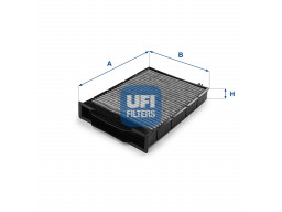 54.201.00 - Kabínový filter UFI (s aktívnym uhlím)