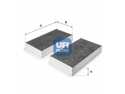 54.215.00 - Kabínový filter UFI (s aktívnym uhlím)