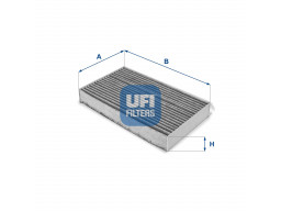 54.217.00 - Kabínový filter UFI (s aktívnym uhlím)