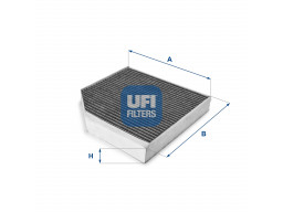 54.222.00 - Kabínový filter UFI (s aktívnym uhlím)