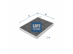 54.233.00 - Kabínový filter UFI (s aktívnym uhlím)