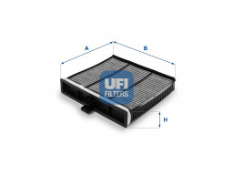 54.237.00 - Kabínový filter UFI (s aktívnym uhlím)