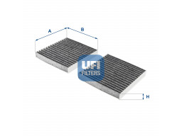54.241.00 - Kabínový filter UFI (s aktívnym uhlím)