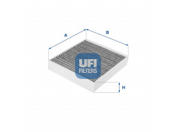 54.244.00 - Kabínový filter UFI (s aktívnym uhlím)