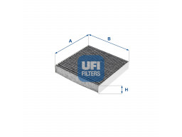54.248.00 - Kabínový filter UFI (s aktívnym uhlím)