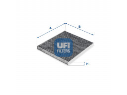 54.256.00 - Kabínový filter UFI (s aktívnym uhlím)