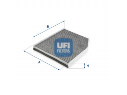 54.261.00 - Kabínový filter UFI (s aktívnym uhlím)