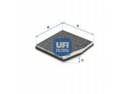 54.262.00 - Kabínový filter UFI (s aktívnym uhlím)