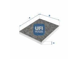 54.263.00 - Kabínový filter UFI (s aktívnym uhlím)