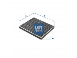 54.264.00 - Kabínový filter UFI (s aktívnym uhlím)