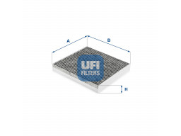 54.266.00 - Kabínový filter UFI (s aktívnym uhlím)