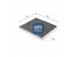 54.269.00 - Kabínový filter UFI (s aktívnym uhlím)