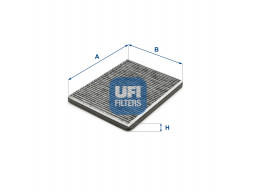 54.272.00 - Kabínový filter UFI (s aktívnym uhlím)