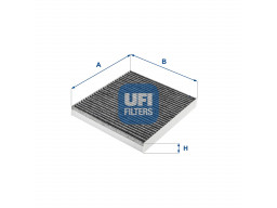 54.275.00 - Kabínový filter UFI (s aktívnym uhlím)