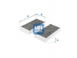 54.279.00 - Kabínový filter UFI (s aktívnym uhlím)