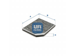 54.280.00 - Kabínový filter UFI (s aktívnym uhlím)