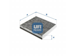 54.282.00 - Kabínový filter UFI (s aktívnym uhlím)