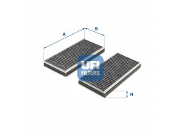 54.283.00 - Kabínový filter UFI (s aktívnym uhlím)