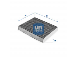 54.284.00 - Kabínový filter UFI (s aktívnym uhlím)