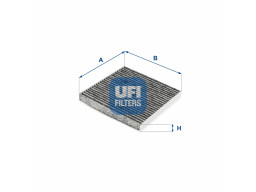 54.286.00 - Kabínový filter UFI (s aktívnym uhlím)
