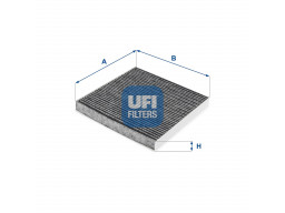 54.288.00 - Kabínový filter UFI (s aktívnym uhlím)