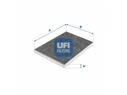 54.295.00 - Kabínový filter UFI (s aktívnym uhlím)