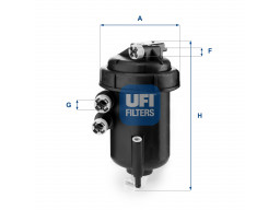 55.127.00 - Palivový filter UFI