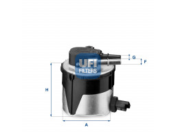 55.170.00 - Palivový filter UFI