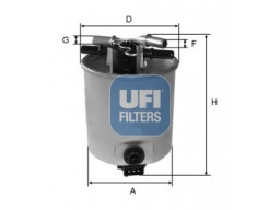 55.393.00 - Palivový filter UFI