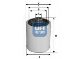80.027.00 - Olejový filter UFI