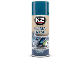 K2 Klima Fresh New Car Sprej (nové auto) - čistič a osviežovač klimatizácie (ventilácie) 150 ml