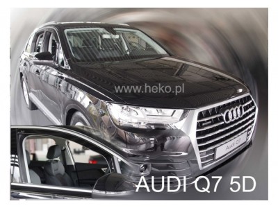 Deflektory - protiprievanové plexi Audi Q7 II. (5-dverový, od r.v. 2015)