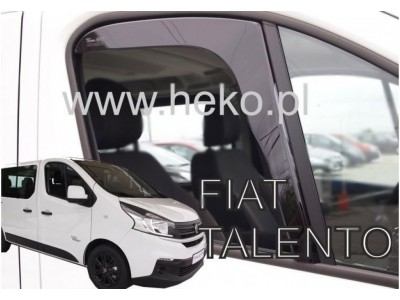 Deflektory - protiprievanové plexi Fiat Talento (2-dverový, od r.v. 2016)