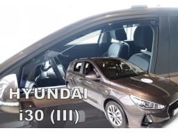 Deflektory - protiprievanové plexi Hyundai i30 III. (5-dverový, od r.v. 2017)