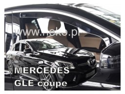 Deflektory - protiprievanové plexi Mercedes GLE Coupe (C292, 5-dverový, od r.v. 2016)