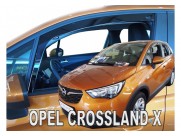 Deflektory - Protiprievanové plexi Opel Crossland X (5-dverový, od r.v. 2017)