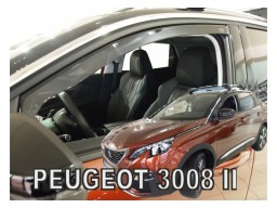 Deflektory - Protiprievanové plexi Peugeot 3008 SUV (5-dverový, od r.v. 2017)