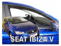 Deflektory - Protiprievanové plexi Seat Ibiza V. (5-dverový, od r.v. 2017)