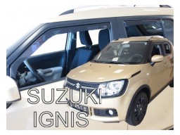 Deflektory - Protiprievanové plexi Suzuki Ignis III. (+zadné, 5-dverový, od r.v. 2016)