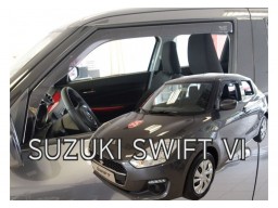 Deflektory - Protiprievanové plexi Suzuki Swift (5-dverový, od r.v. 2017)