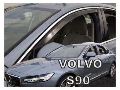 Deflektory - Protiprievanové plexi Volvo S90 (4-dverový, od r.v. 2016)